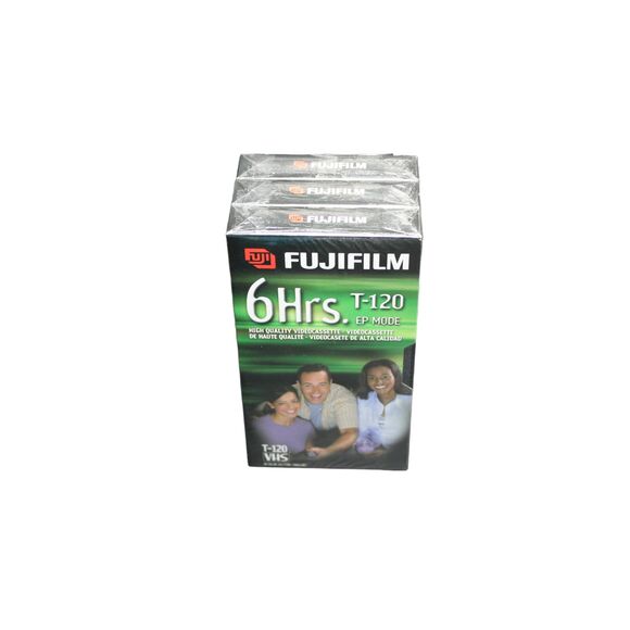 Lot Of 3 Fuji Film VHS Blank Video Tapes 6 hours HQ 120 High Quality - Picture 7 of 10